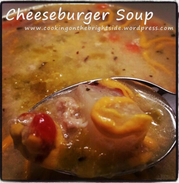 Cheeseburger Soup Done