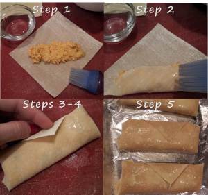 Eggroll Steps