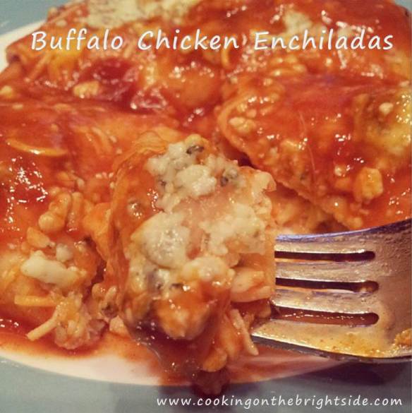 Buffalo Chicken Enchiladas