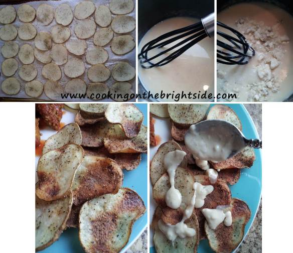 Baked Chips and Blue Cheese steps